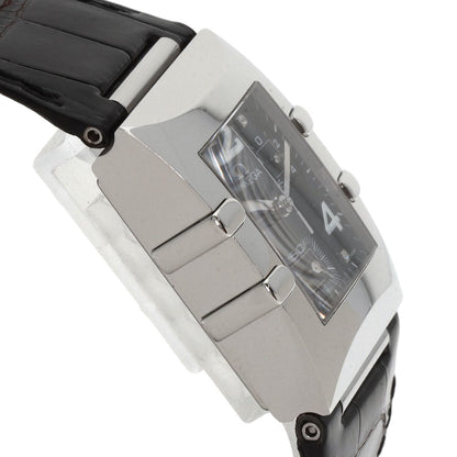 Omega Watches Quartz 1841.55.11 Stainless Steel, Leather Silver Constellation Quadrachrono 4P