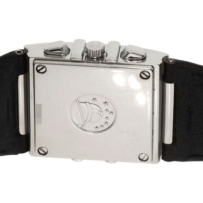 Omega Watches Quartz 1841.55.11 Stainless Steel, Leather Silver Constellation Quadrachrono 4P