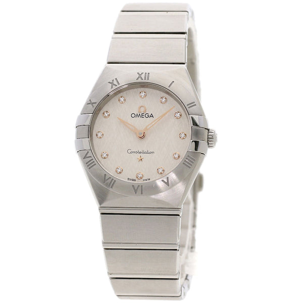 Omega Watches Quartz 131.10.28.60.52.001 Stainless Steel , Stainless Steel Silver Constellation
