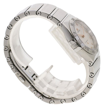 Omega Watches Quartz 131.10.28.60.52.001 Stainless Steel , Stainless Steel Silver Constellation