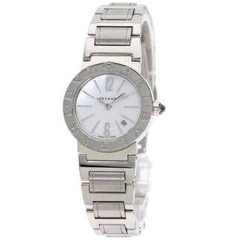 Bvlgari Watches Quartz Bbl26S Stainless Steel , Stainless Steel Silver Bulgari Bulgari White Shell