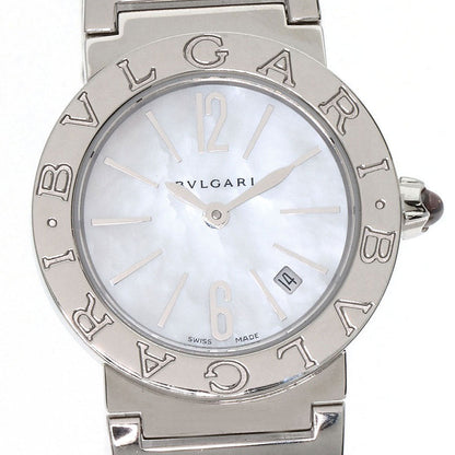 Bvlgari Watches Quartz Bbl26S Stainless Steel , Stainless Steel Silver Bulgari Bulgari White Shell