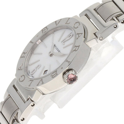 Bvlgari Watches Quartz Bbl26S Stainless Steel , Stainless Steel Silver Bulgari Bulgari White Shell