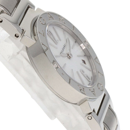 Bvlgari Watches Quartz Bbl26S Stainless Steel , Stainless Steel Silver Bulgari Bulgari White Shell