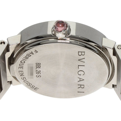Bvlgari Watches Quartz Bbl26S Stainless Steel , Stainless Steel Silver Bulgari Bulgari White Shell