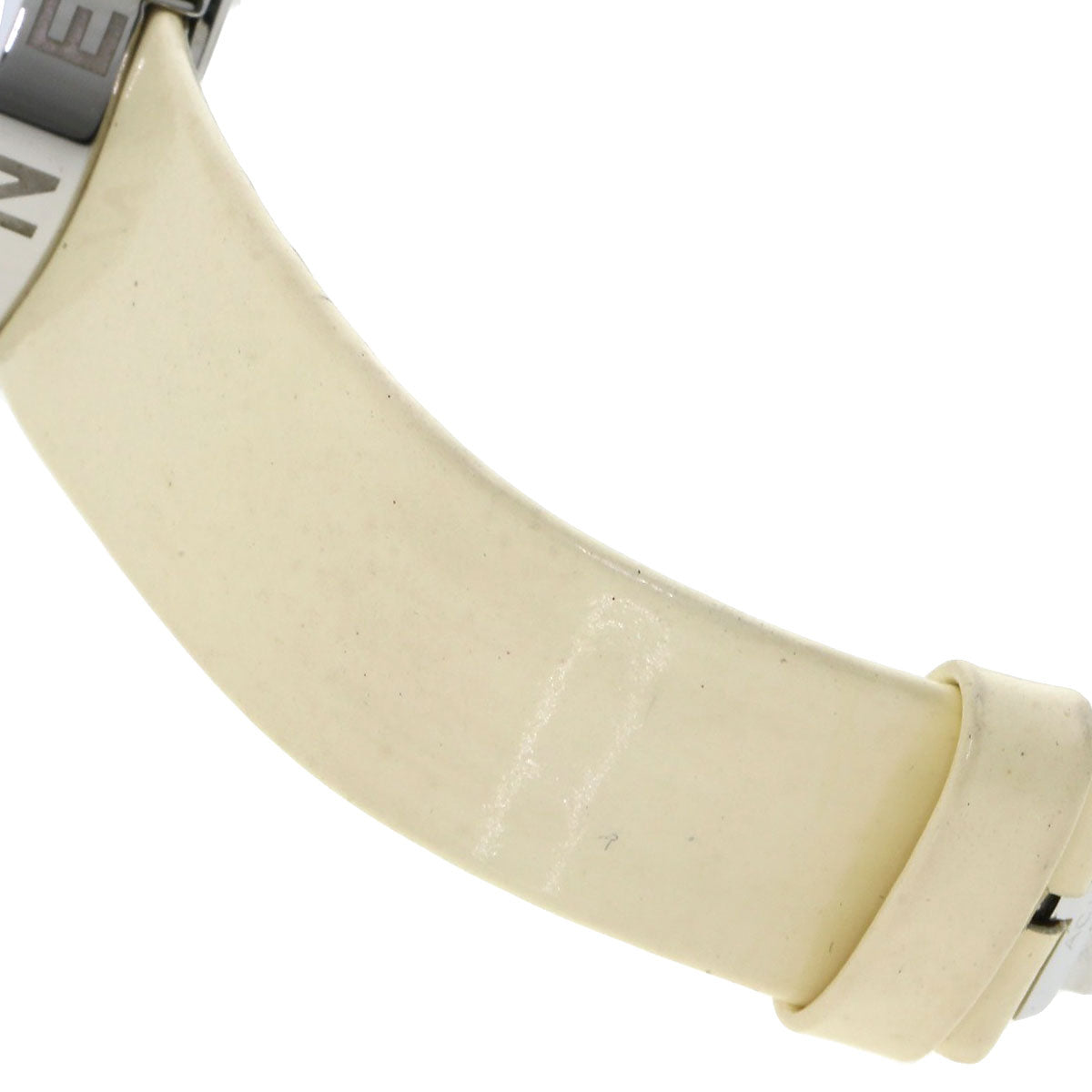 Chanel Watches Quartz H0579 Stainless Steel, Leather Silver La Ronde White Dial Women