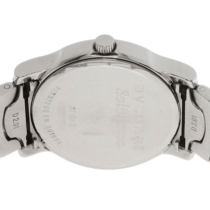 Bvlgari Watches Quartz St35Ss Stainless Steel , Stainless Steel Silver Solo Tempo White Dial Mens