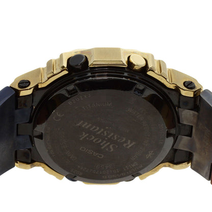 Casio Watches Tough Solar Gmw-B5000Tr-9Jr Titanium, Metal Gold G-Shock Full Metal Black Dial Mens