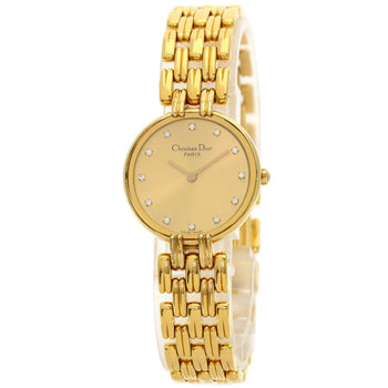 Christian Dior Watches Quartz D44-155 Gold Plated Gold Bakira Gold Dial