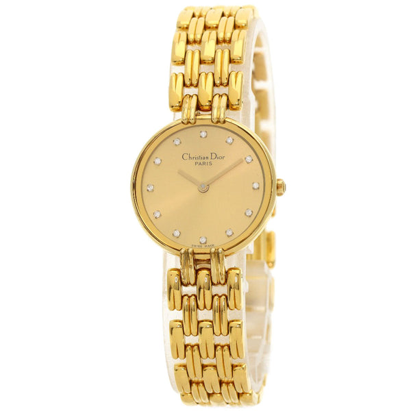 Christian Dior Watches Quartz D44-155 Gold Plated Gold Bakira Gold Dial