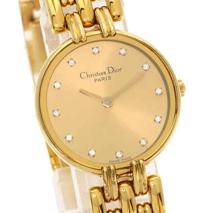 Christian Dior Watches Quartz D44-155 Gold Plated Gold Bakira Gold Dial
