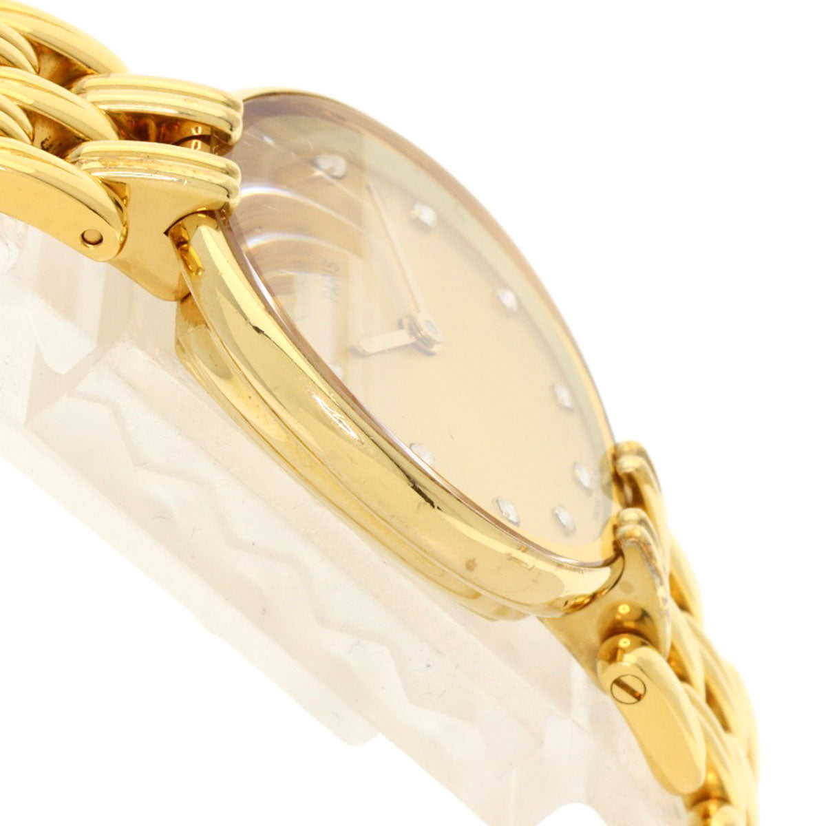 Christian Dior Watches Quartz D44-155 Gold Plated Gold Bakira Gold Dial