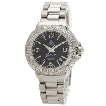 Tag Heuer Watches Quartz Wac1214 Stainless Steel, Stainless Steel, Diamond Silver Formula 1 Glamour