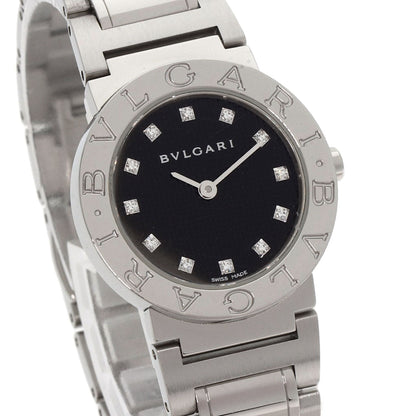 Bvlgari Watches Quartz Bb26Bss/12 Stainless Steel , Stainless Steel Silver Bvlgari Bvlgari 12P