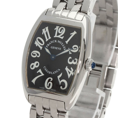 Franck Muller Watches Quartz 1752Qz Stainless Steel , Stainless Steel Silver Tonookabex Black Dial