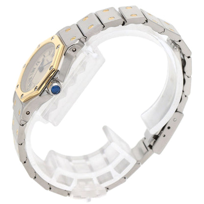 Cartier Watches Quartz W2001683 Stainless Steel Gold Santos Octagon Sm Ivory Dial