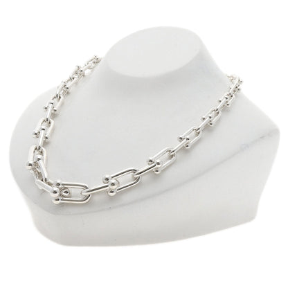 Tiffany&Co. Necklace Sv Silver Hardware Graduated Link