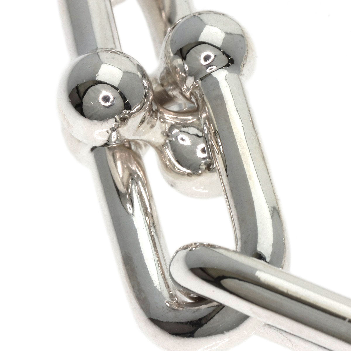 Tiffany&Co. Necklace Sv Silver Hardware Graduated Link