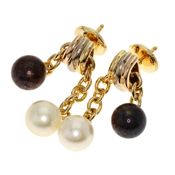 Cartier Pierce K18Yg , K18Wg , K18Pg Gold Trinity Pearl Women