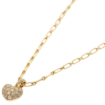 Cartier Necklace 18K Yellow Gold Gold Heart Pave Diamond