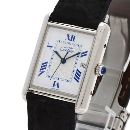 Cartier Watches Quartz W1014154 Sv Silver Must Tank Lm White Dial