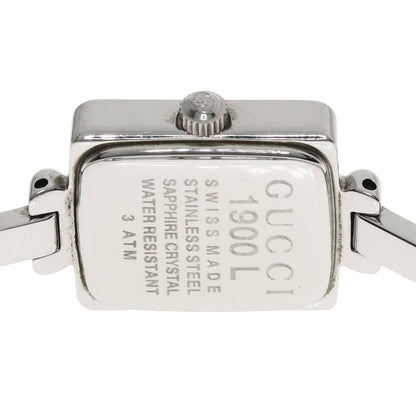 Gucci Watches Quartz 1900L Stainless Steel Silver