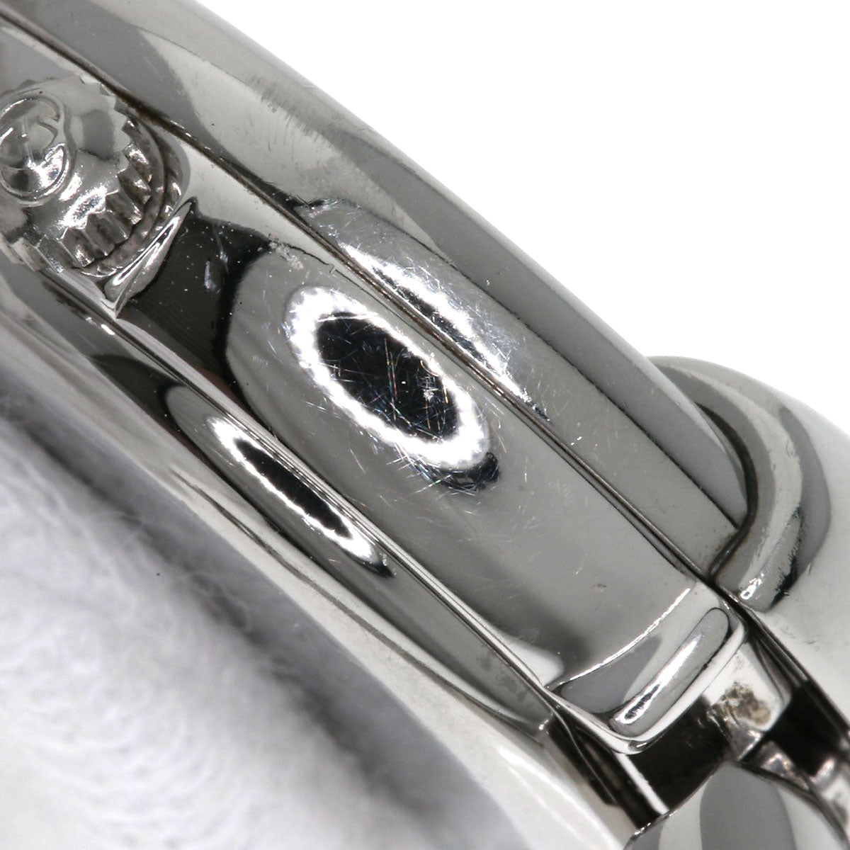 Gucci Watches Quartz 1400L Stainless Steel Silver Round Face Black Dial