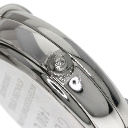 Gucci Watches Quartz 1400L Stainless Steel Silver Round Face Black Dial