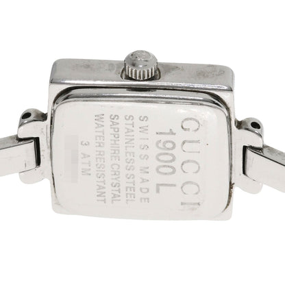 Gucci Watches Quartz 1900L Stainless Steel Silver