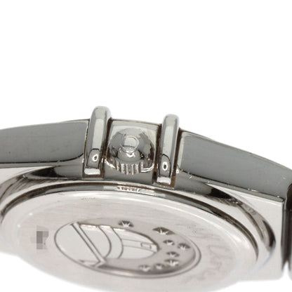 Omega Watches Quartz 1561.61 Stainless Steel Silver Constellation Orange Dial