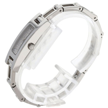 Gucci Watches Quartz 3900L Stainless Steel Silver Square Face Dial Diamond Diamond Dial