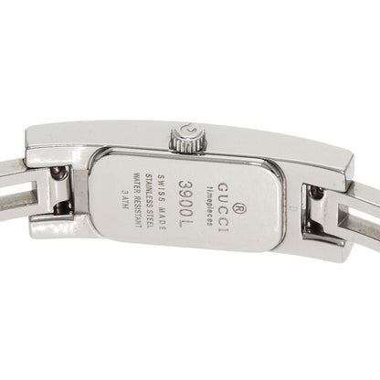 Gucci Watches Quartz 3900L Stainless Steel Silver Square Face Dial Diamond Diamond Dial
