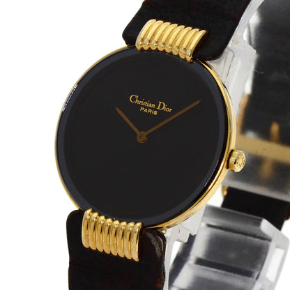 Christian Dior Watches Quartz 46.153 Gold Plated Gold Bakira Black Dial