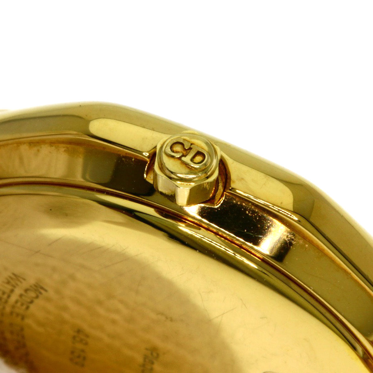 Christian Dior Watches Quartz 48.153 Gold Plated Gold Depose Octagon Gold Dial