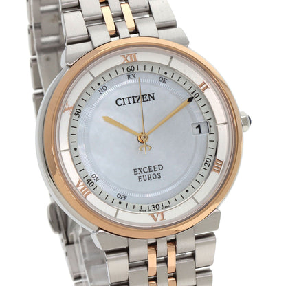 Citizen Watches Solar Powered Radio Watch Cb3024-52W H128-T022375 Stainless Steel Silver Exceed