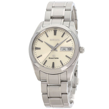 Seiko Watches Quartz Sbgt035 9F83-0Ah0 Stainless Steel Silver Grand Seiko Round Face Silver Dial