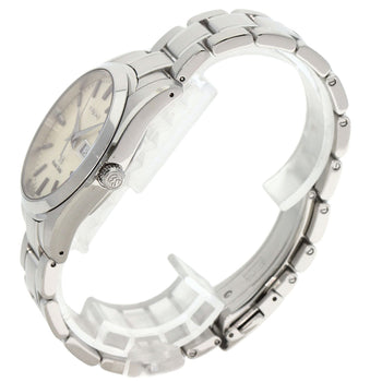 Seiko Watches Quartz Sbgt035 9F83-0Ah0 Stainless Steel Silver Grand Seiko Round Face Silver Dial