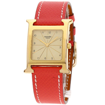 Hermes Watches Quartz H1.501 Gold Plated Gold H