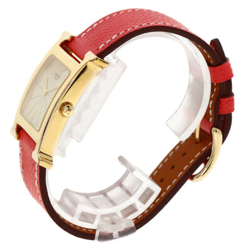 Hermes Watches Quartz H1.501 Gold Plated Gold H