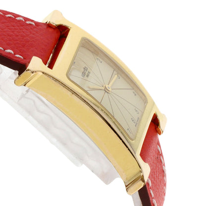 Hermes Watches Quartz H1.501 Gold Plated Gold H