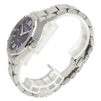 Baume & Mercier Watches Quartz Moa10728 Stainless Steel Silver Riviera Purple Dial