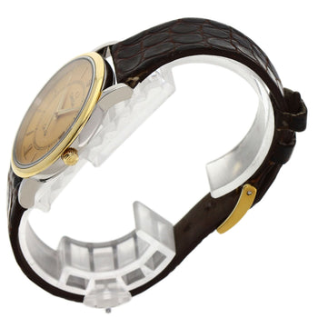 Omega Watches Quartz Gold Plated Gold De Ville Prestige Champagne Gold Dial