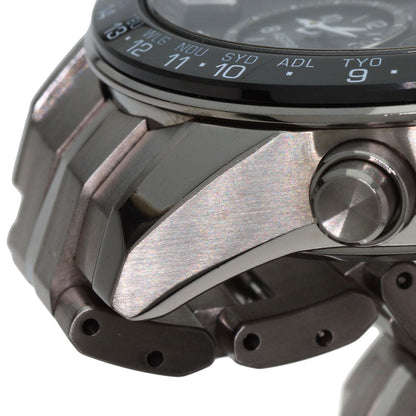 Seiko Watches Solar Powered Radio Watch Sbxc003 5X53-0Ab0 Titanium Ceramic Silver Astron Black Dial