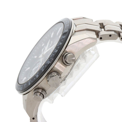 Seiko Watches Solar Powered Radio Watch Sbxc003 5X53-0Ab0 Titanium Ceramic Silver Astron Black Dial