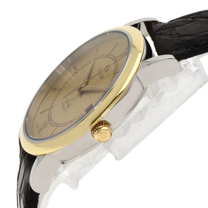 Omega Watches Mechanical Automatic Gold Plated Gold De Ville Prestige Champagne Gold Dial