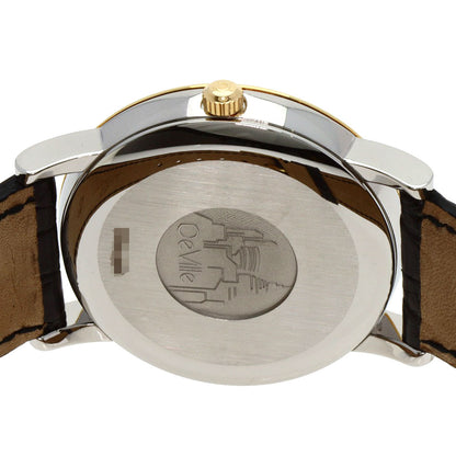 Omega Watches Mechanical Automatic Gold Plated Gold De Ville Prestige Champagne Gold Dial