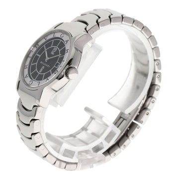 Bvlgari Watches Quartz St29Bssd Stainless Steel Silver Solo Tempo Black Dial