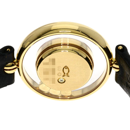 Chopard Watches Quartz 20/3929 18K Yellow Gold Gold Happy Diamond Gold Dial