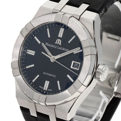 Maurice Lacroix Watches Mechanical Automatic Ai6007 Stainless Steel Silver Icon 1.5" Black Dial