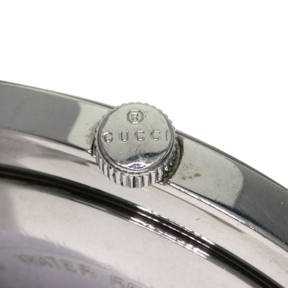 Gucci Watches Quartz 5500Xl Stainless Steel Silver Round Face Brown Dial